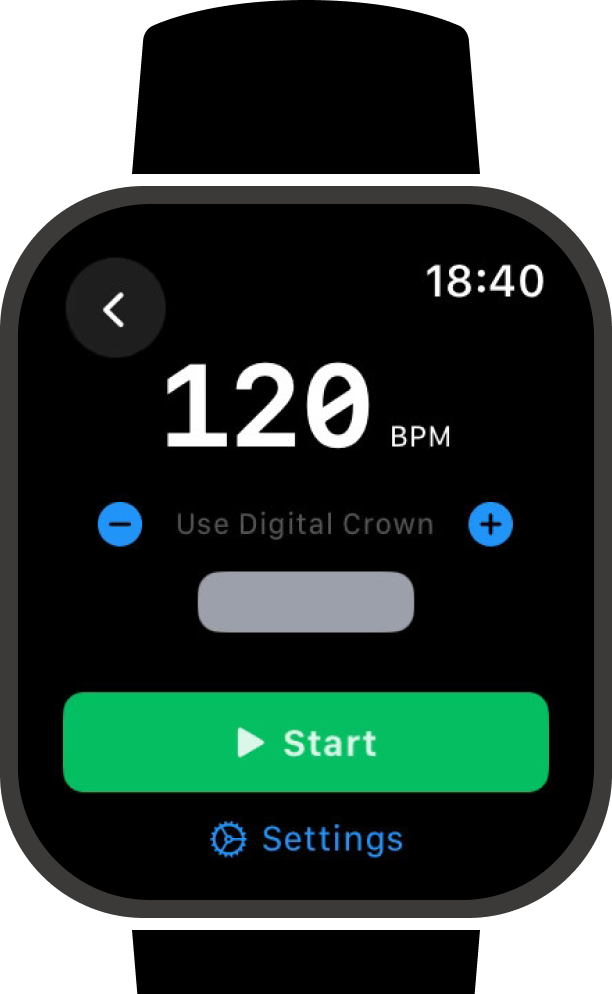 Strumflow Apple Watch Metronome