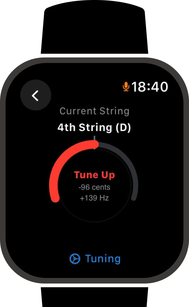 Strumflow Apple Watch Tuner